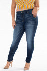 Plus Size Stretchy Blue Jeans