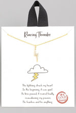 Roaring Thunder Dainty Necklace