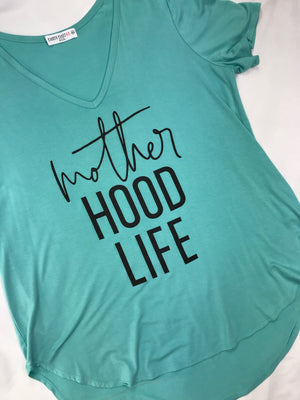 Plus-Size Mother Hood Life Graphic Tee