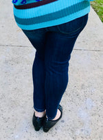 Plus Size Stretchy Blue Jeans