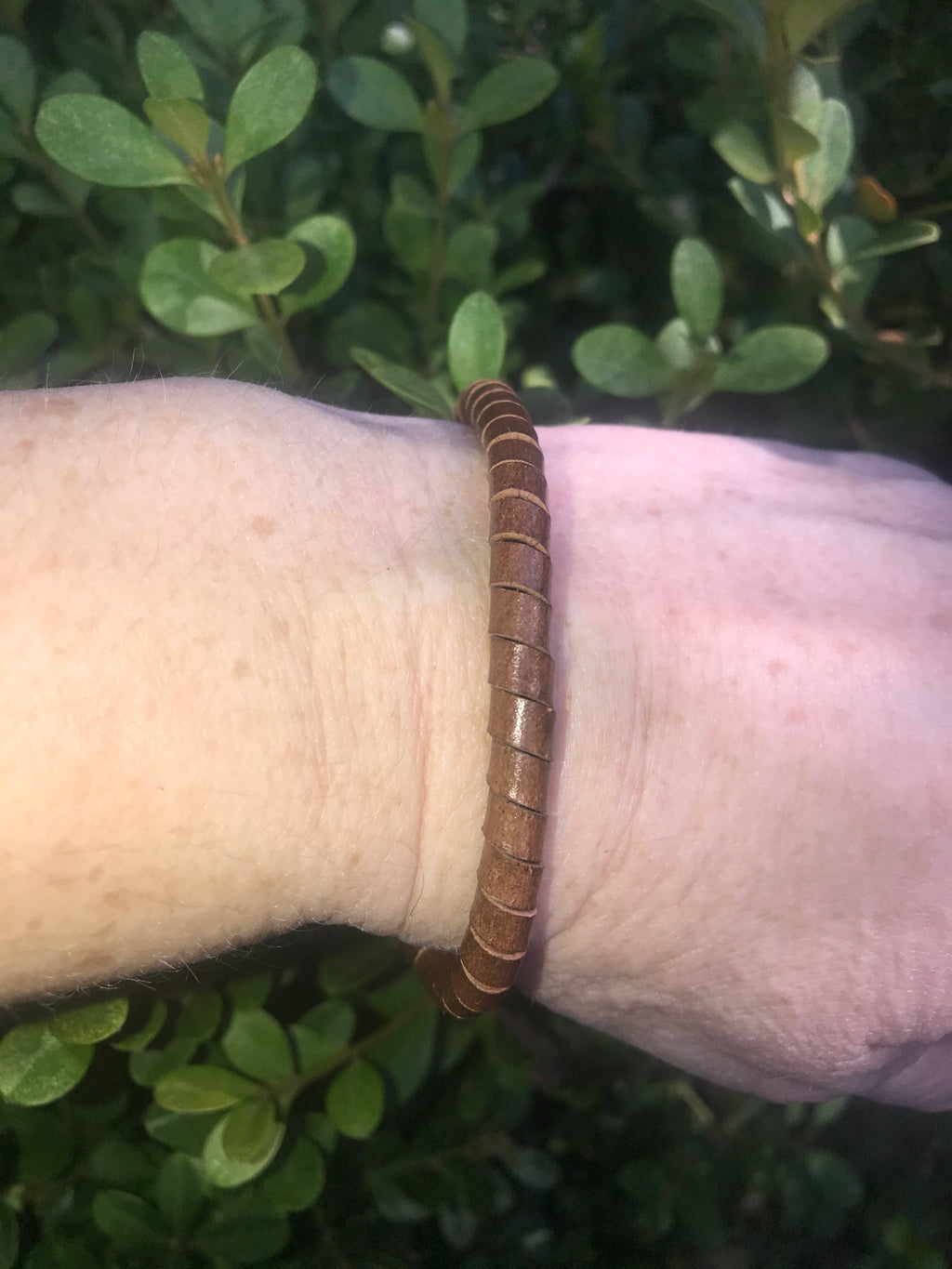 Spiral Leather Bracelet