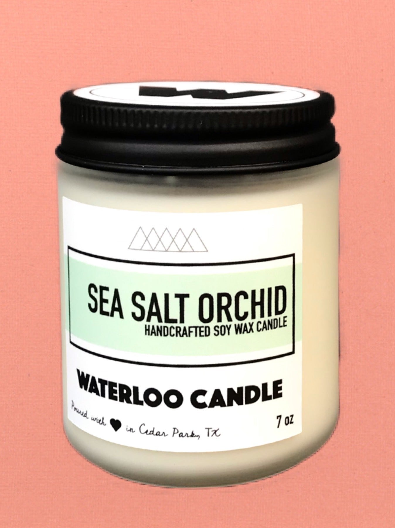 Sea Salt Orchid 7oz Soy Wax Candle