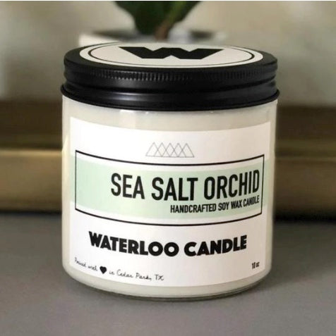 Sea Salt Orchid 10oz Soy Wax Candle