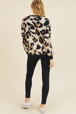 Large Scale Leopard Print Sweater