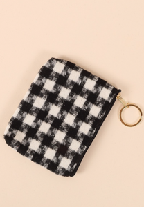 Houndstooth Coin Purse